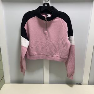 Sport jacket, size M, color pink, black and white, great condition